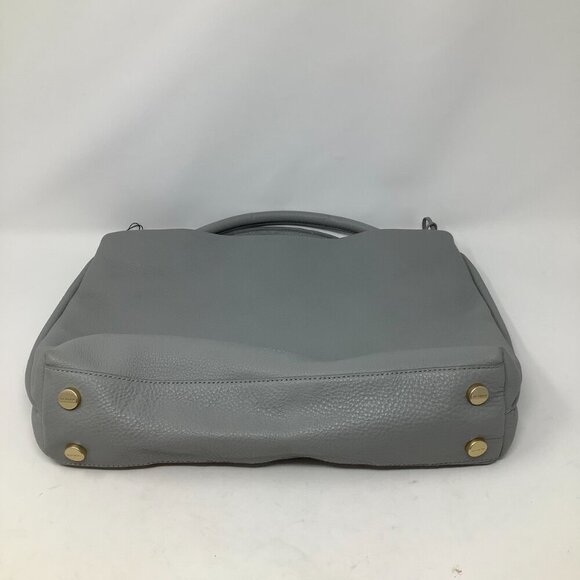 NWT Skagen Mikkeline Satchel purse grey leather *has flaw and missing crossbody* - Picture 4 of 15